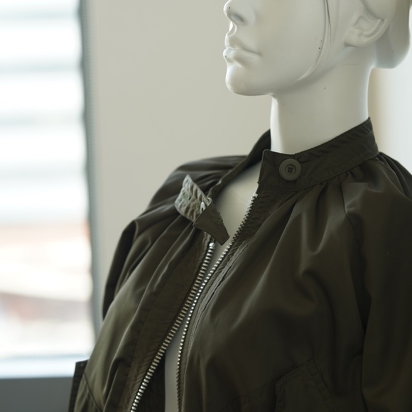 Free People Midnight Bomber Jacket, Small, MOSS Army - Picture 3 of 11